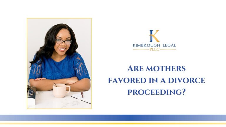 Are Mothers Favored In A Divorce Proceeding?